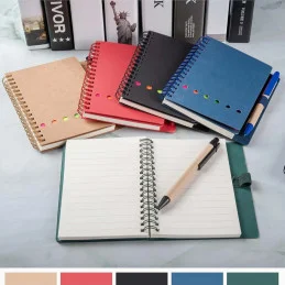 Multifunkčný zápisník so samolepiacimi papierikmi a perom 01