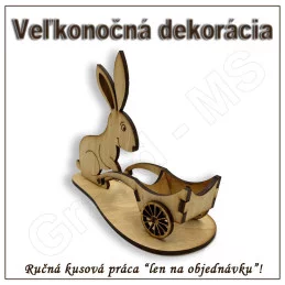 Veľkonočná dekorácia - ZAJAC - vzor F
