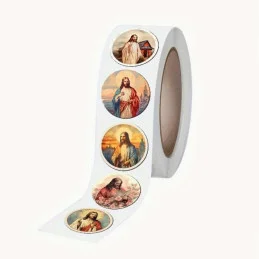 Samolepky s motívom Ježiša – 12 ks