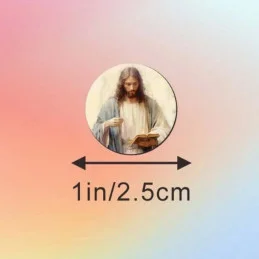Samolepky s motívom Ježiša – 12 ks