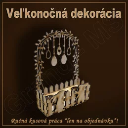 Veľkonočná dekorácia - stojan na kraslice - vzor B