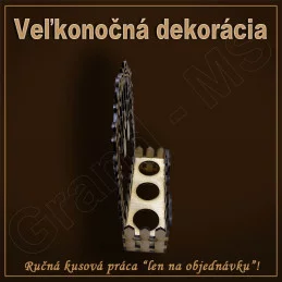 Veľkonočná dekorácia - stojan na kraslice - vzor B