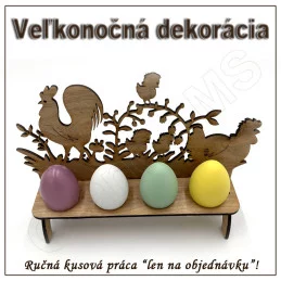 Veľkonočná dekorácia - stojan na kraslice - vzor C