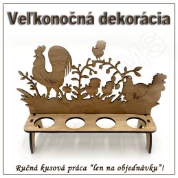 Veľkonočná dekorácia - stojan na kraslice - vzor C