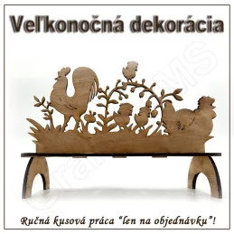 Veľkonočná dekorácia - stojan na kraslice - vzor C