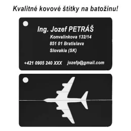 Hliníkové batožinové štítky 01