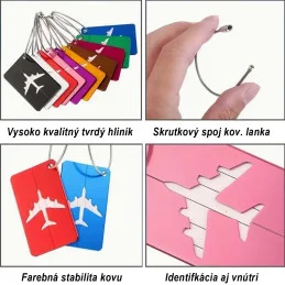 Hliníkové batožinové štítky 01