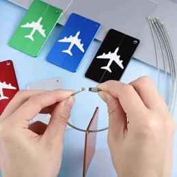 Hliníkové batožinové štítky 01