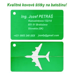 Hliníkové batožinové štítky 03