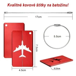 Hliníkové batožinové štítky 04