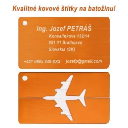 Hliníkové batožinové štítky 04