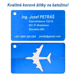 Hliníkové batožinové štítky 05