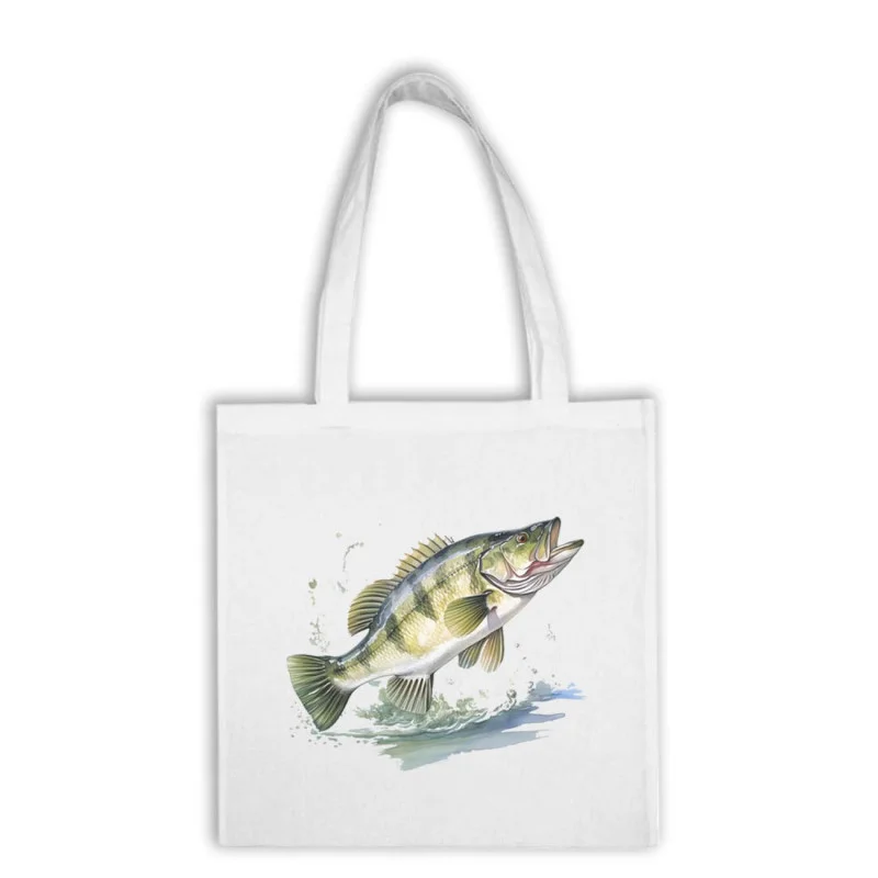 Bavlnená taška - Ryba 1