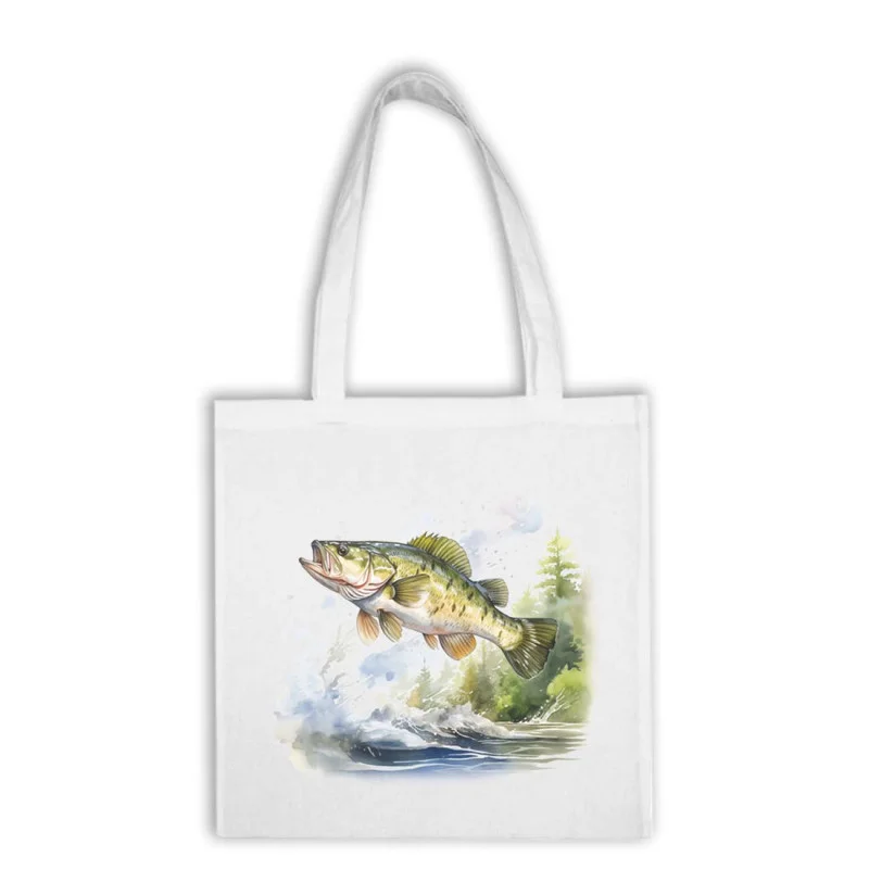 Bavlnená taška - Ryba 4