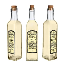 Dekoračné sklenené fľaše s...