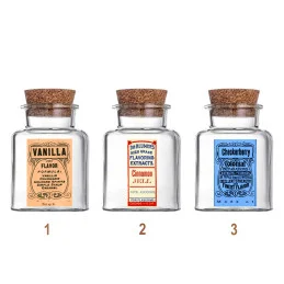 Dekoračné sklenené fľaše s...