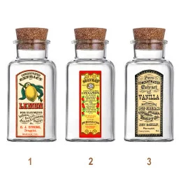 Dekoračné sklenené fľaše s...