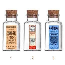 Dekoračné sklenené fľaše s...