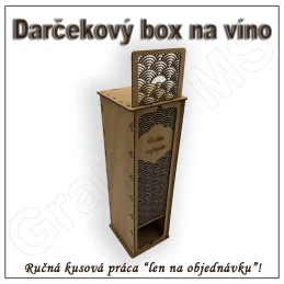 Darčekový box na fľašu 03