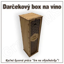 Darčekový box na fľašu 03