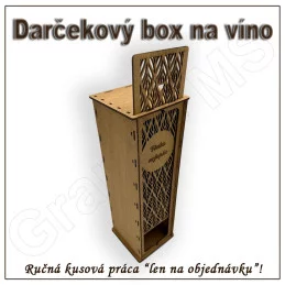 Darčekový box na fľašu 07
