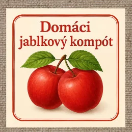 Rôzne etikety na kompóty 03 - 10 x 10 cm
