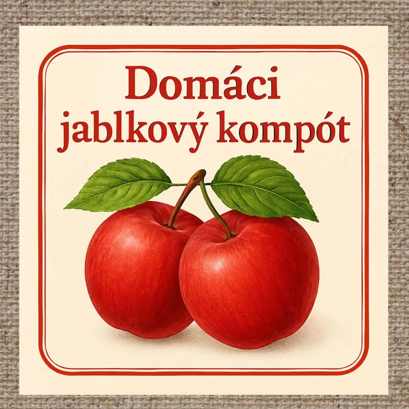 Rôzne etikety na kompóty 03 - 10 x 10 cm