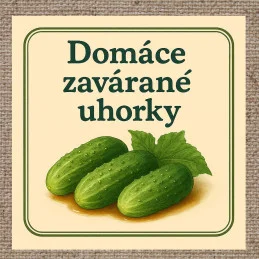 Rôzne etikety na zaváraniny...