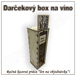 Darčekový box na fľašu 09