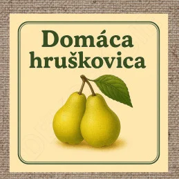 Rôzne etikety na domácu pálenku 03 - 10 x 10 cm