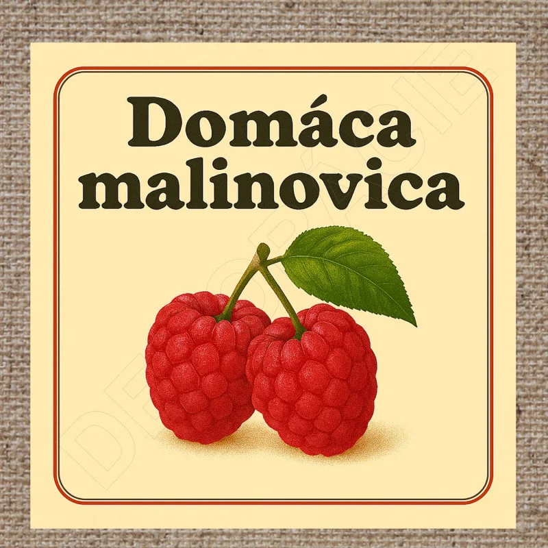 Rôzne etikety na domácu pálenku 04 - 6 x 6 cm