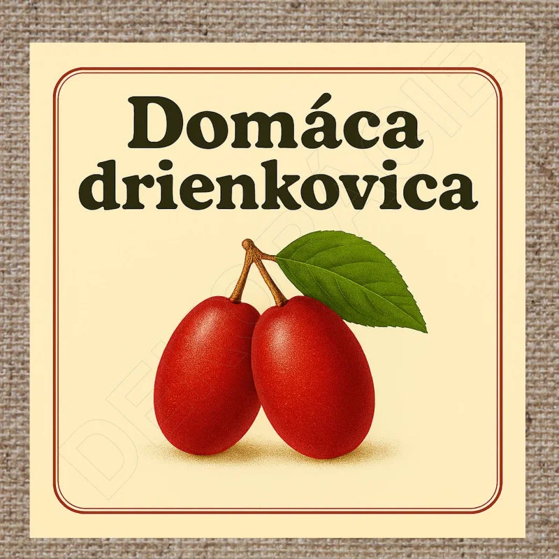 Rôzne etikety na domácu pálenku 06 - 10 x 10 cm