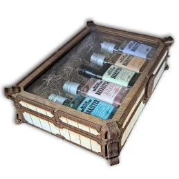 Drevená darčeková krabička - svetlá.