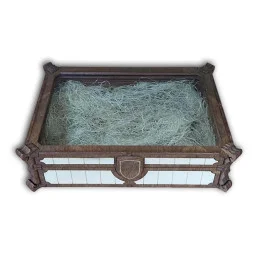 Drevená darčeková krabička - tmavá.