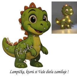 Detská drevená LED lampa...