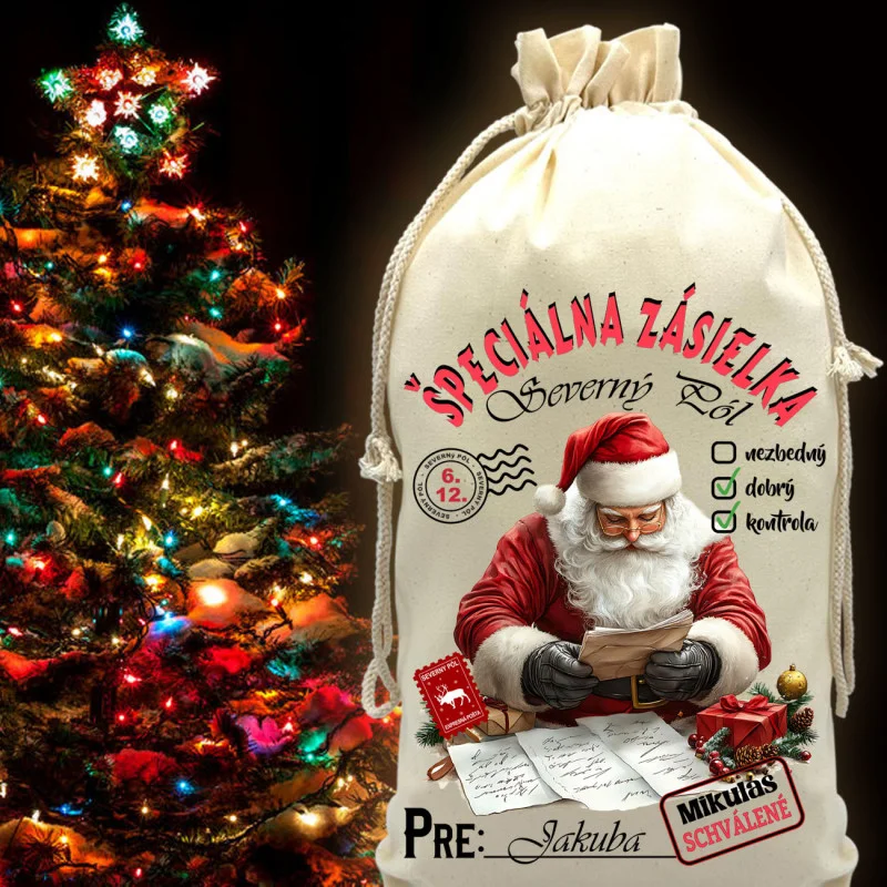 Mikulášske a Vianočné darčekové vrecko 36