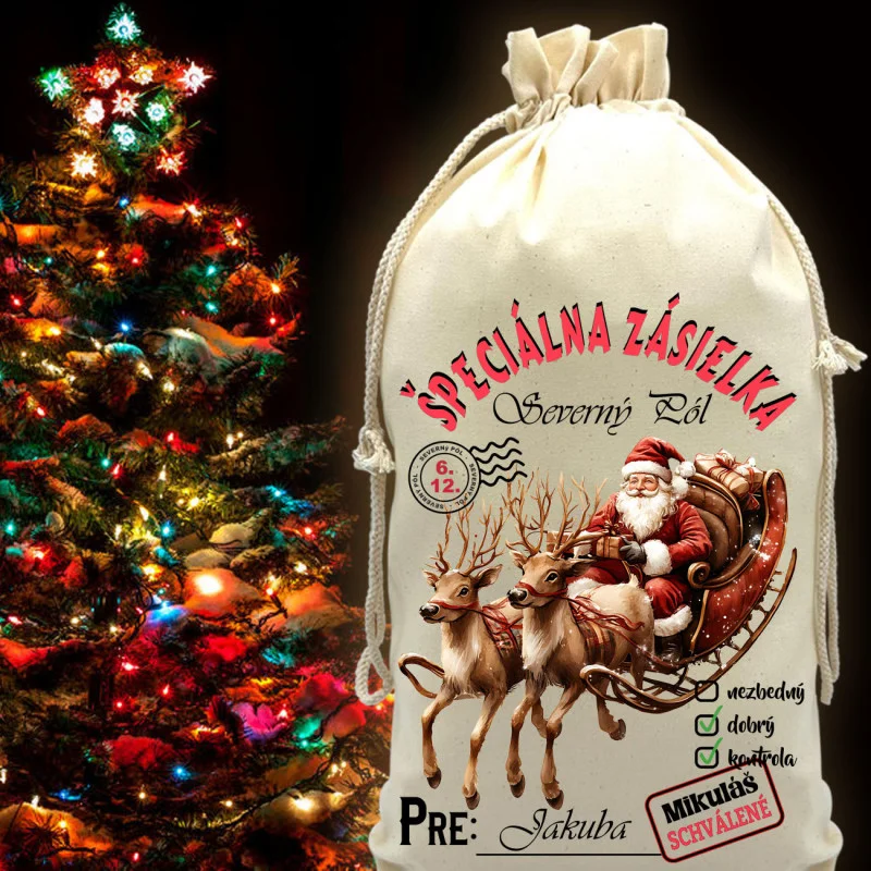 Mikulášske a Vianočné darčekové vrecko 37