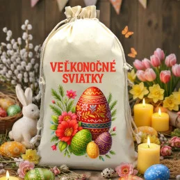 Dekoračné vrecko VEĽKÁ NOC j