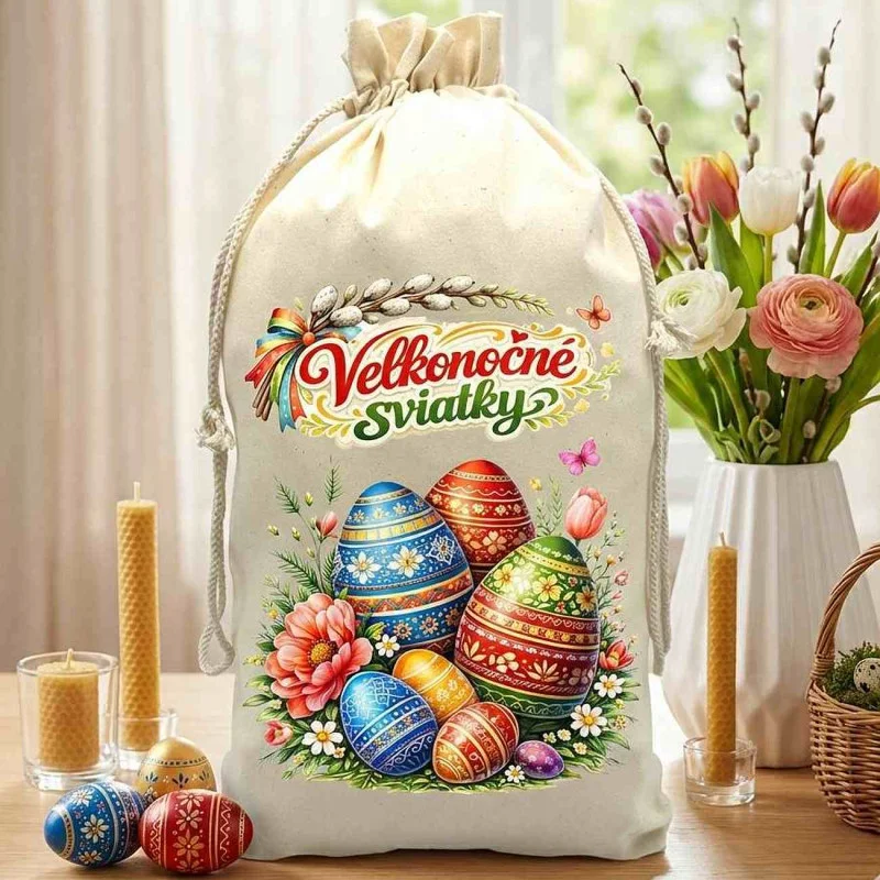 Dekoračné vrecko VEĽKÁ NOC i