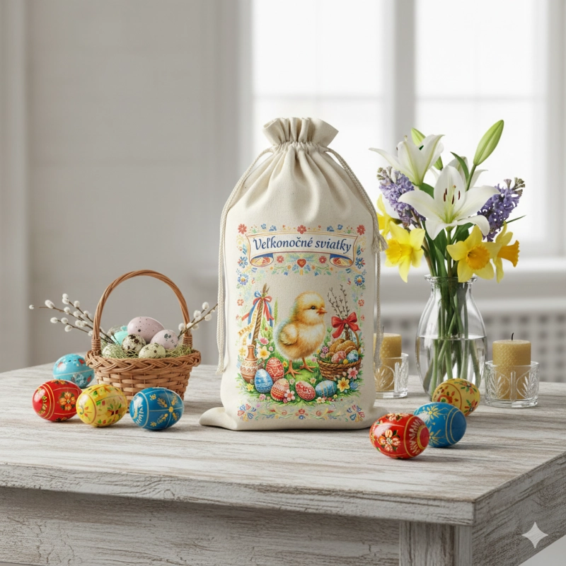 Dekoračné vrecko VEĽKÁ NOC u