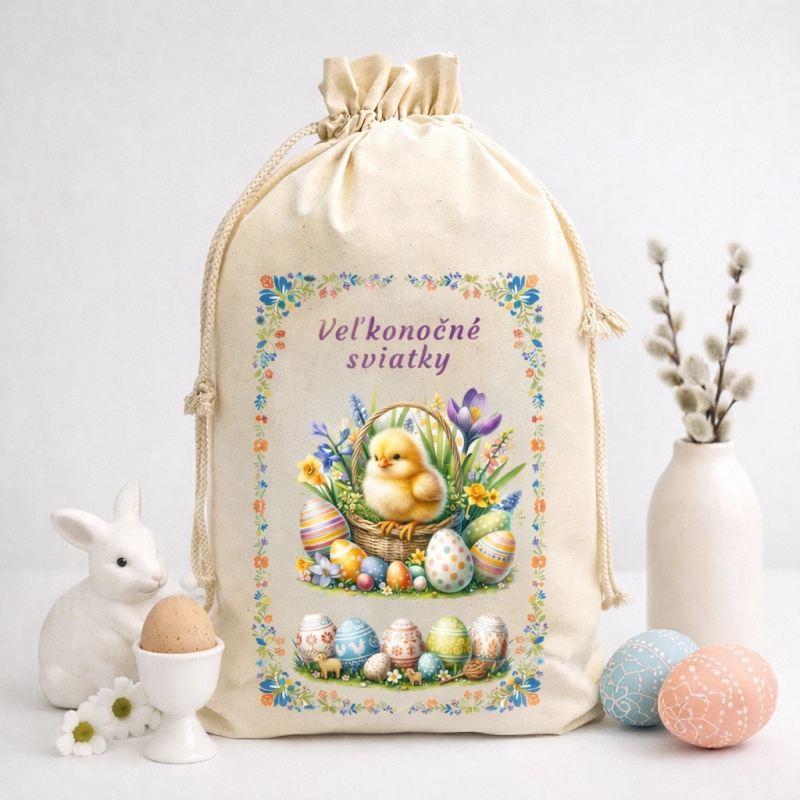 Dekoračné vrecko VEĽKÁ NOC z