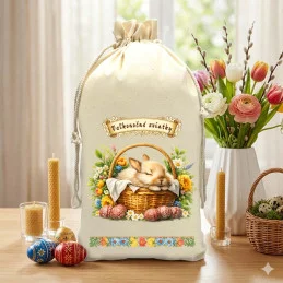 Dekoračné vrecko VEĽKÁ NOC x