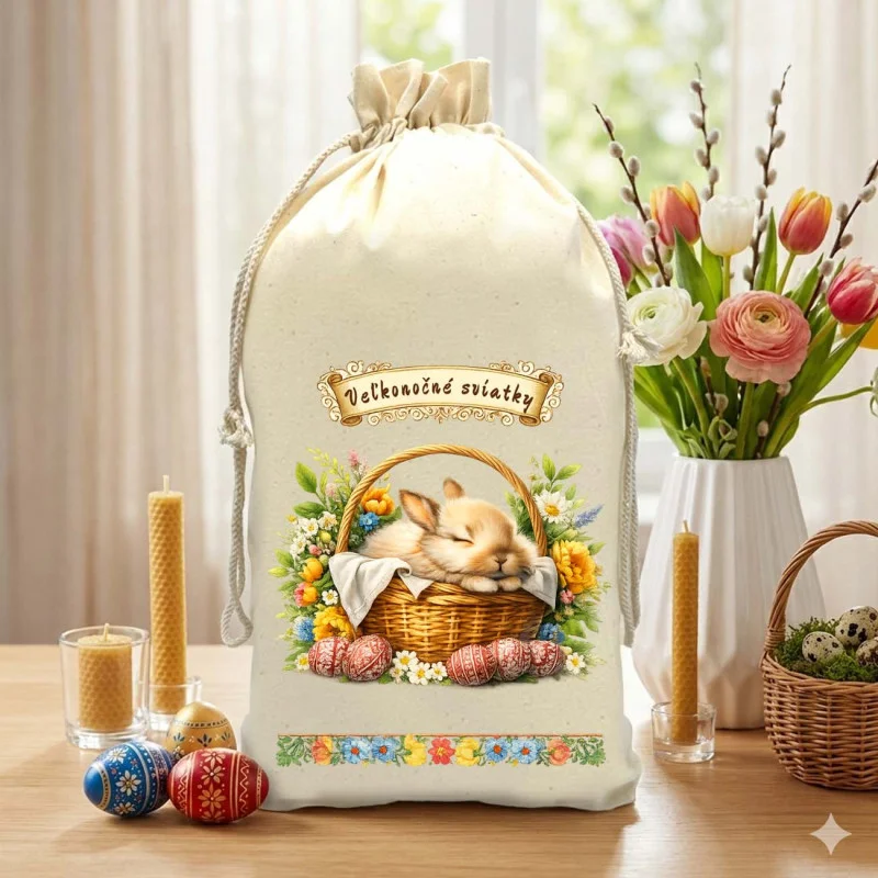 Dekoračné vrecko VEĽKÁ NOC x