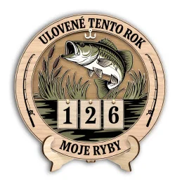 Štýlové rybárske počítadlo...