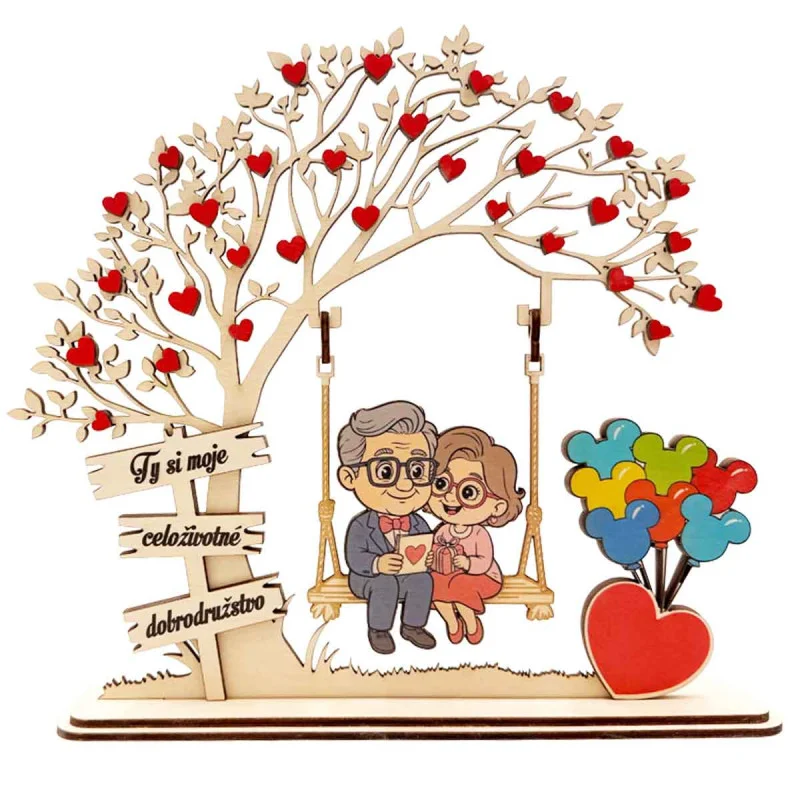 Darček k výročiu svadby alebo z vďaky pre partnera – vlastný text na mieru