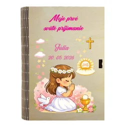 Drevená krabička na prvé...