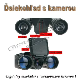 Digitálny ďalekohľad s teleskopickou videokamerou FS608 HD 1080P 12X32 Zoom_product