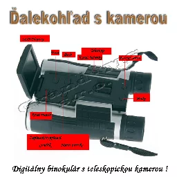 Digitálny ďalekohľad s teleskopickou videokamerou FS608 HD 1080P 12X32 Zoom_product