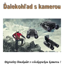 Digitálny ďalekohľad s teleskopickou videokamerou FS608 HD 1080P 12X32 Zoom_product