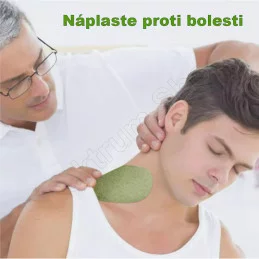 Prírodná náplasť na boľavú krčnú chrbticu a rameno
